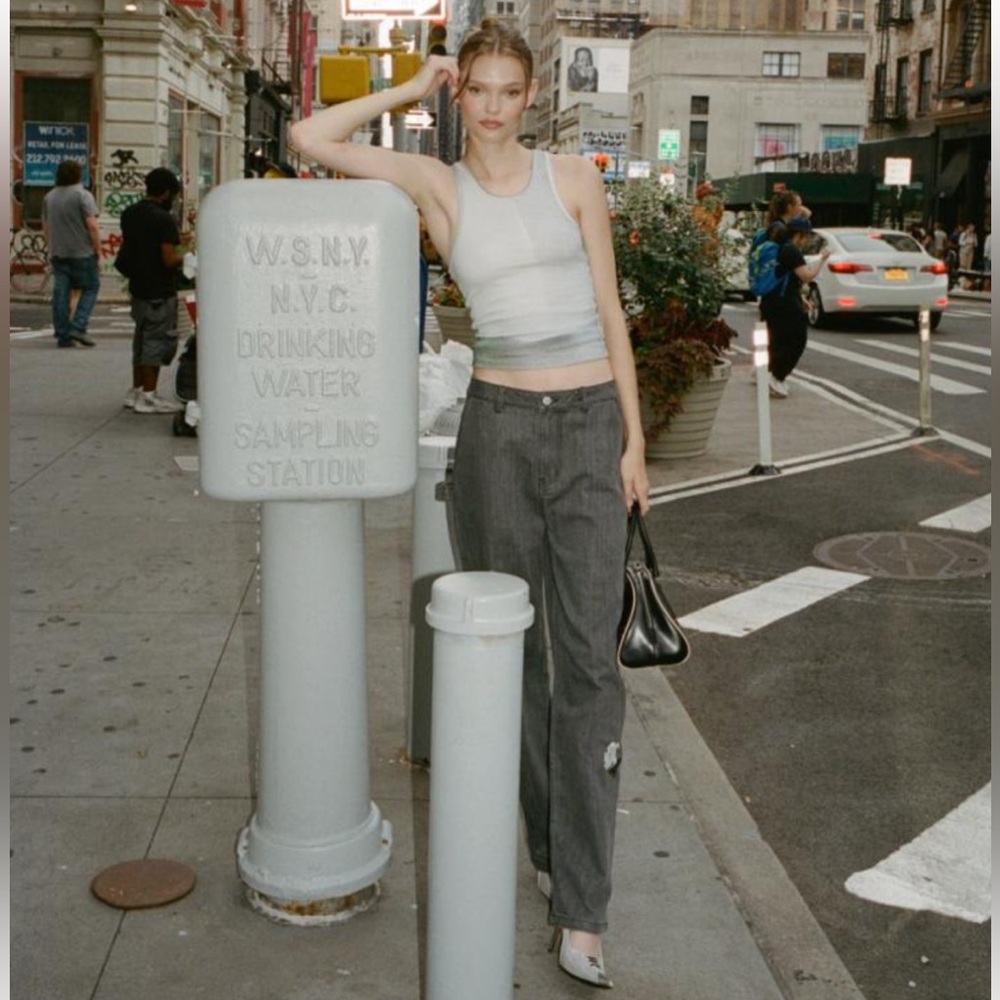With Jean Paige Pants in Washed Black